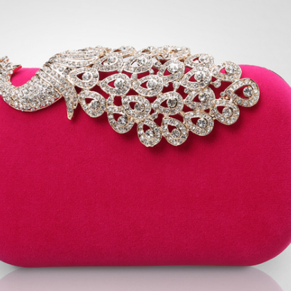 Fashion pearl rhinestone evening ba..