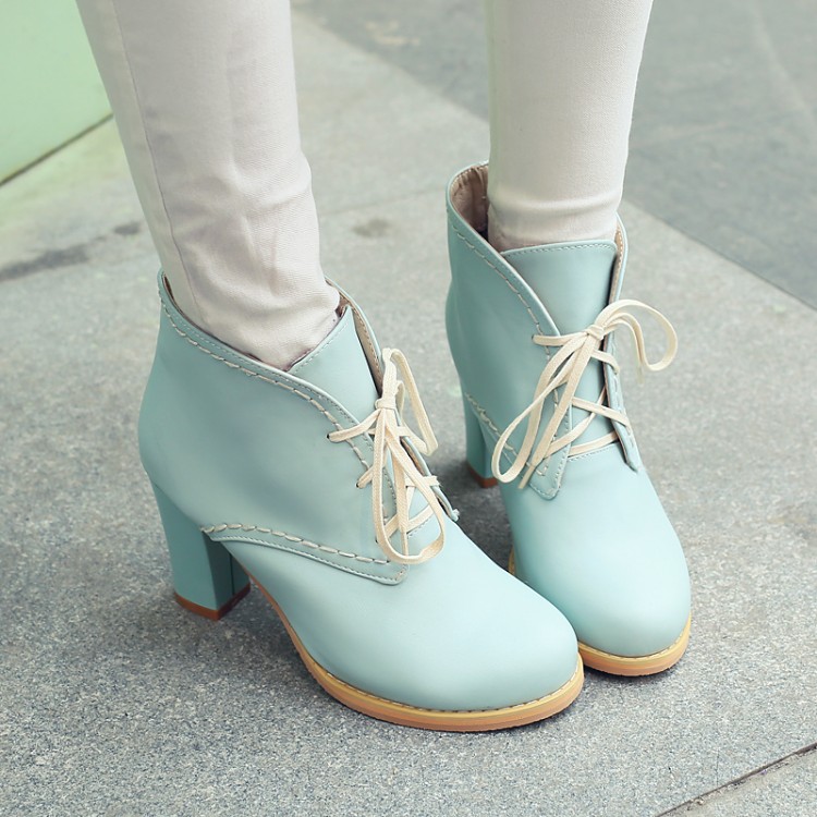 pastel blue boots